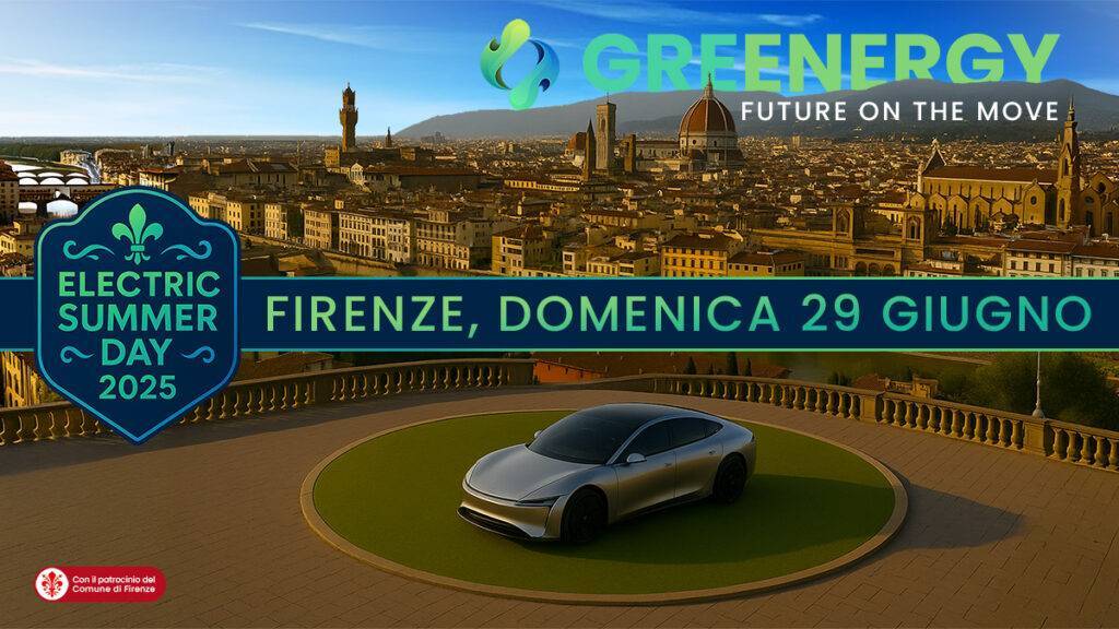 Foto di copertina dell'' "Electric Summer Day 2025", offerto da Greenergy e ospitato a Firenze dal dealer Gruppo brandini.