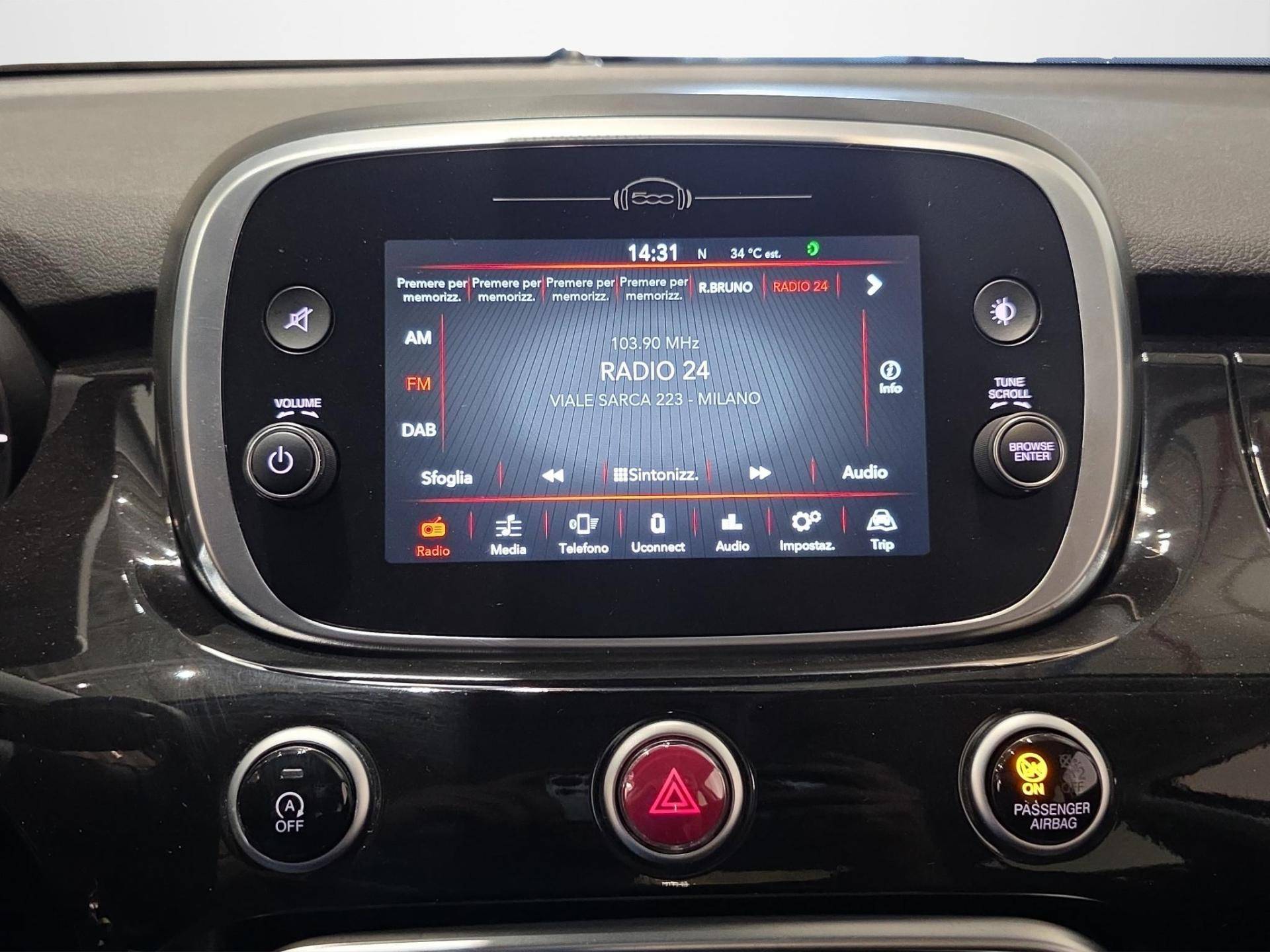 FIAT 500X 500X 1.3 mjt Urban 4x2 95cv my20 usata in pronta consegna - Brandini