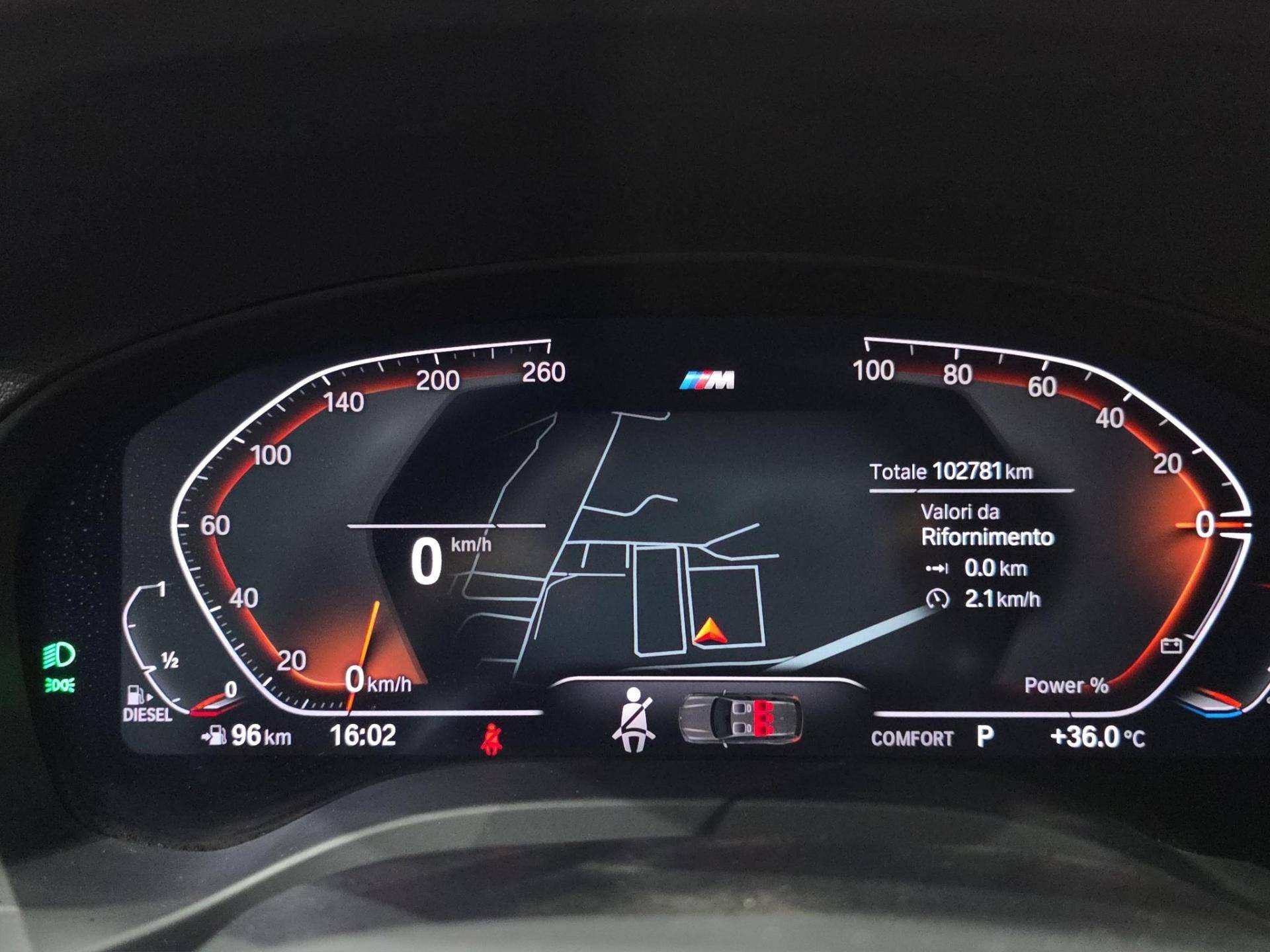BMW X3 X3 xdrive30d mhev 48V Msport 249cv auto usata in pronta consegna - Brandini