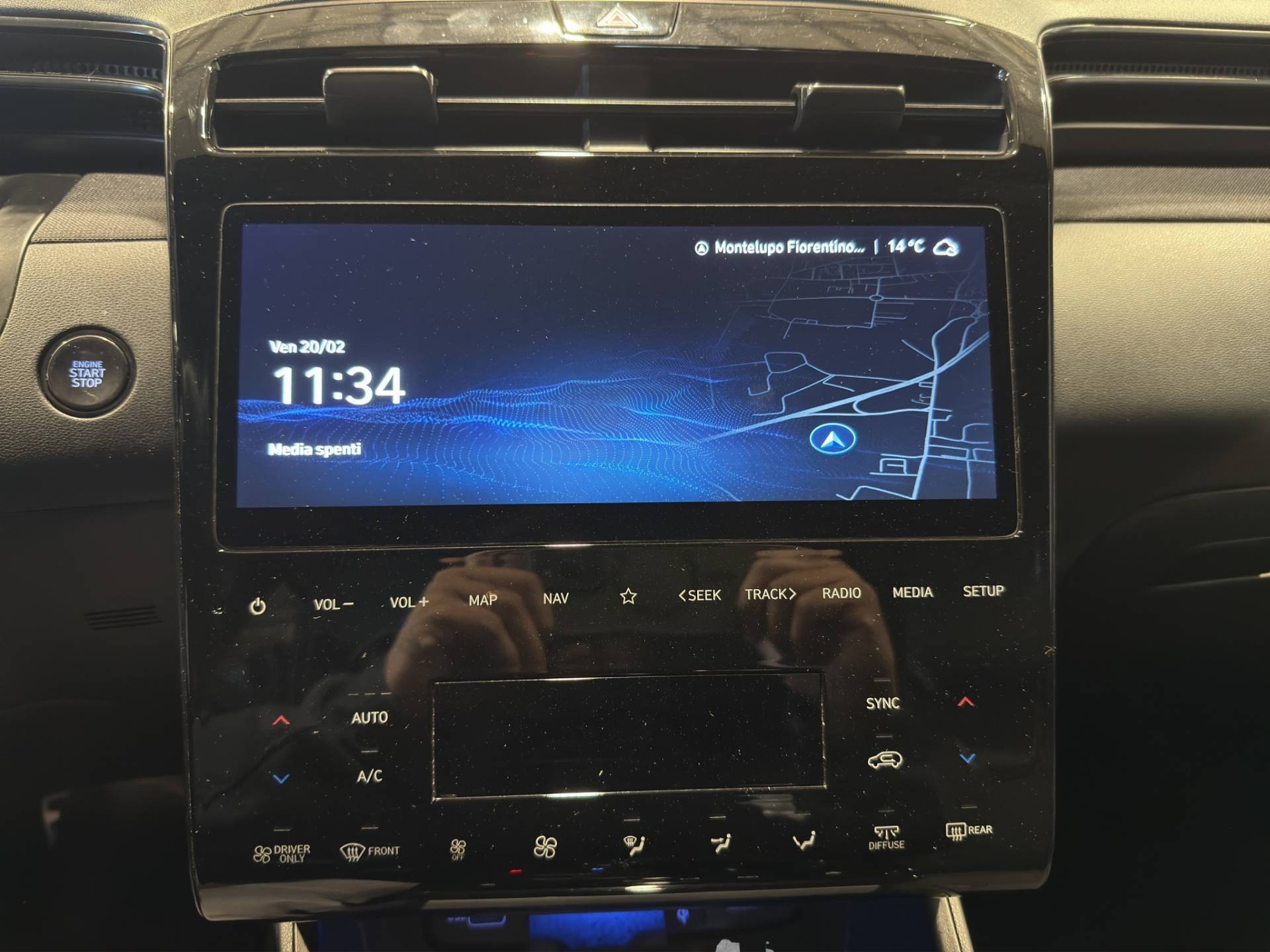 HYUNDAI Tucson Tucson 1.6 hev NLine + 2wd auto usata in pronta consegna - Brandini