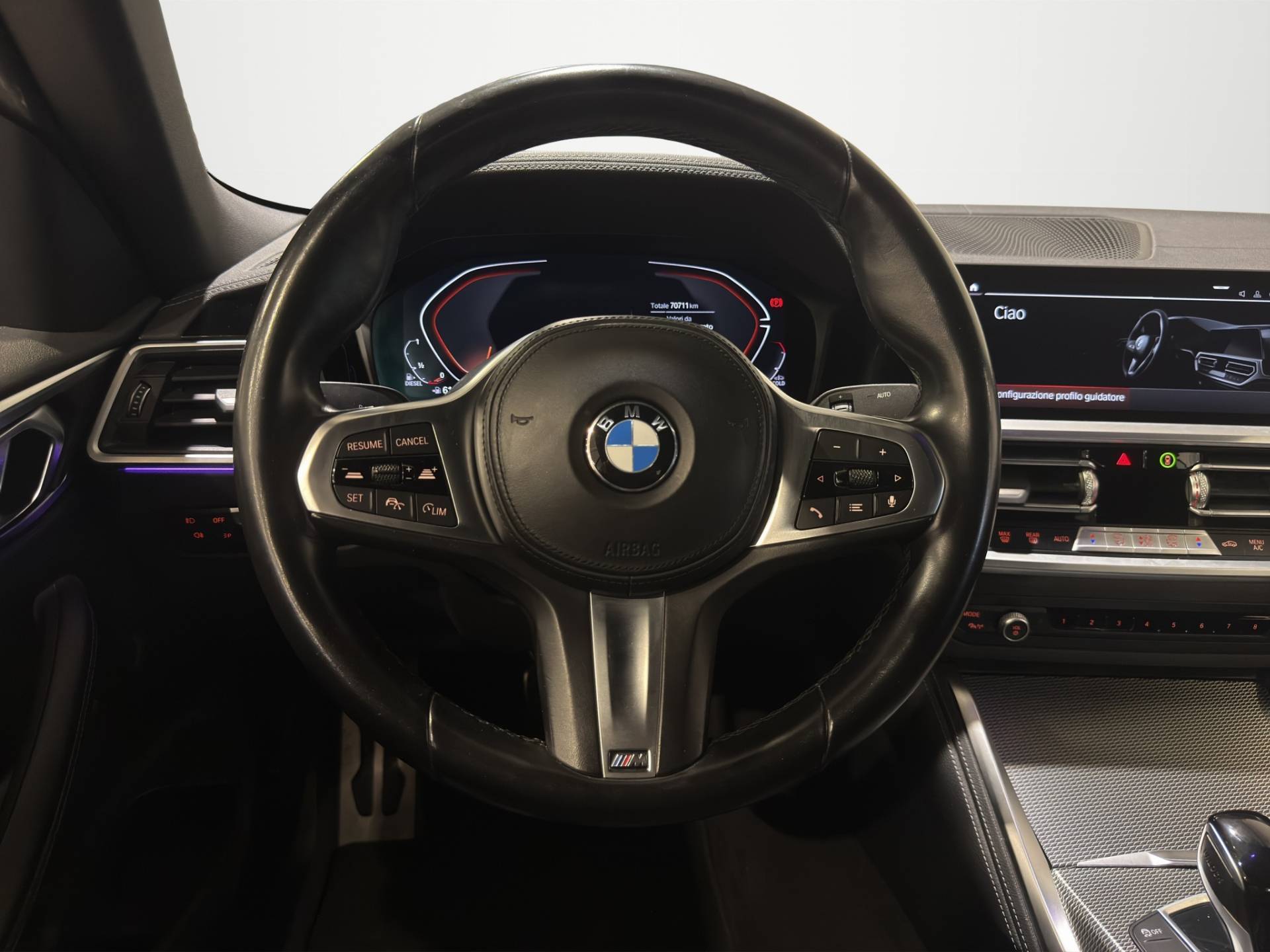 BMW Serie 4 Cabrio 420d mhev 48V Msport auto usata in pronta consegna - Brandini