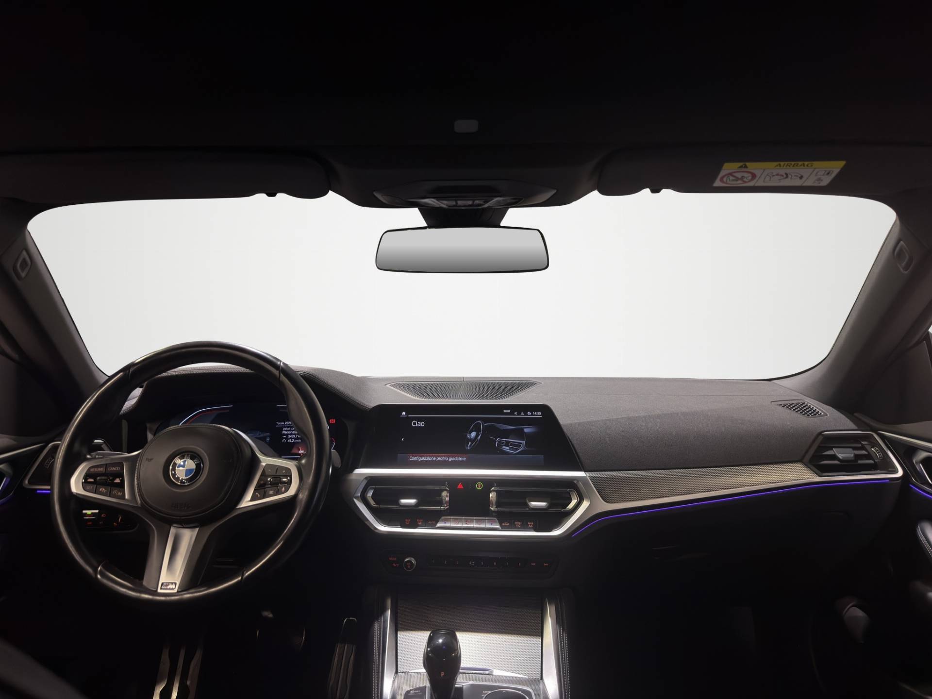 BMW Serie 4 Cabrio 420d mhev 48V Msport auto usata in pronta consegna - Brandini