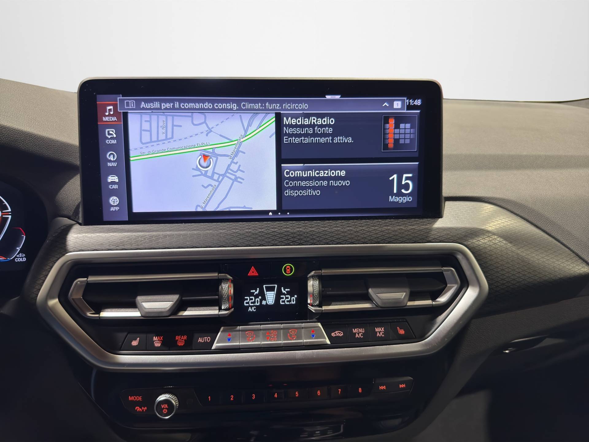 BMW X3 X3 xdrive20d mhev 48V Msport auto usata in pronta consegna - Brandini